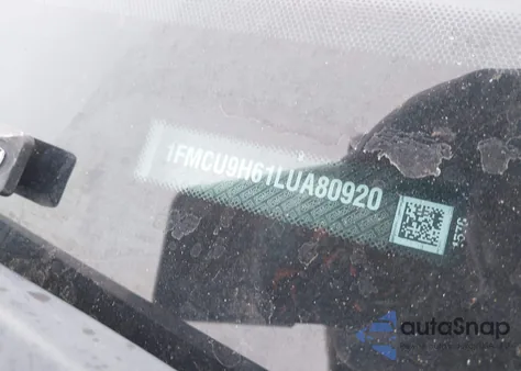 2020 Ford Escape Sel из США, поврежденный, VIN 1FMCU9H61LUA80920